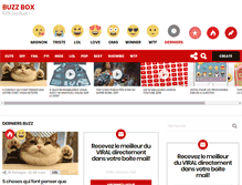 Tablet Screenshot of buzzbox.net